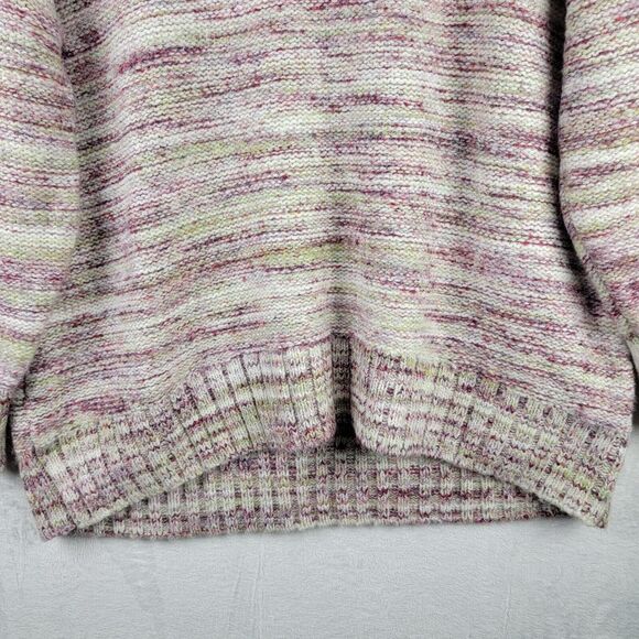 Old Navy Sweater Size XL Pullover Oversize Long Sleeve Multicolor Marble - Picture 2 of 7